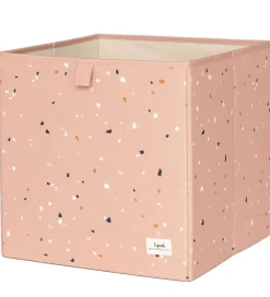 3 Sprouts Opbevaringskasse - 33x33x33 cm - Terrazzo/Clay