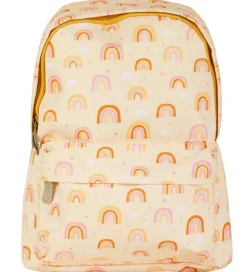A Little Lovely Company Børnehavetaske - Rainbows - Gul