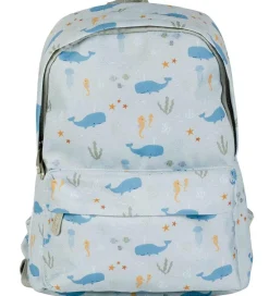 A Little Lovely Company Børnehavetaske - Ocean - Blå