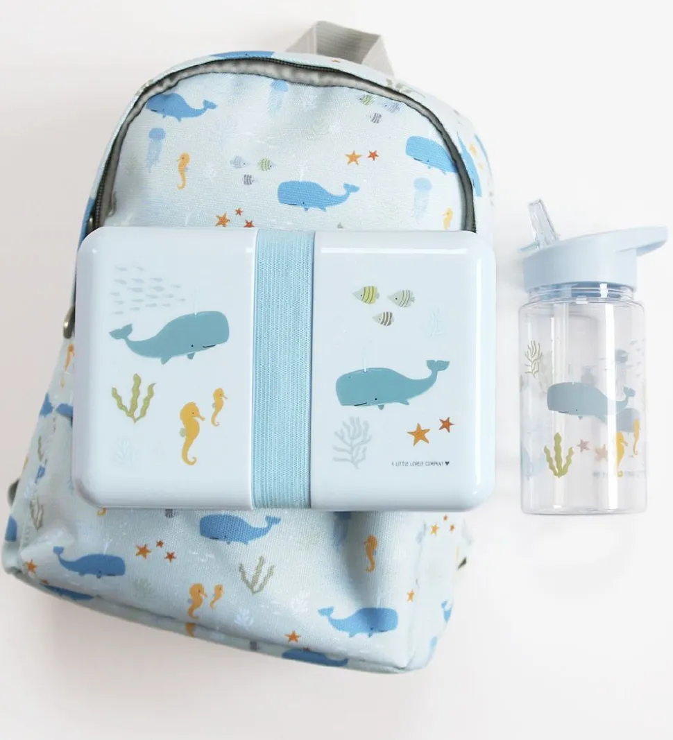 A Little Lovely Company Børnehavetaske - Ocean - Blå