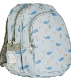 A Little Lovely Company Børnehavetaske m. Termolomme - Ocean - B