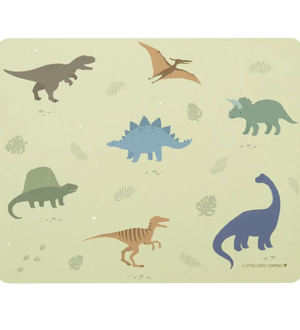 A Little Lovely Company Dækkeserviet - Dinosaurs
