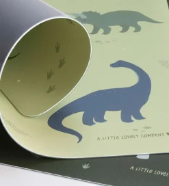 A Little Lovely Company Dækkeserviet - Dinosaurs