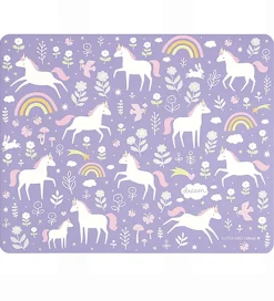 A Little Lovely Company Dækkeserviet - Vinyl - Unicorn Dreams