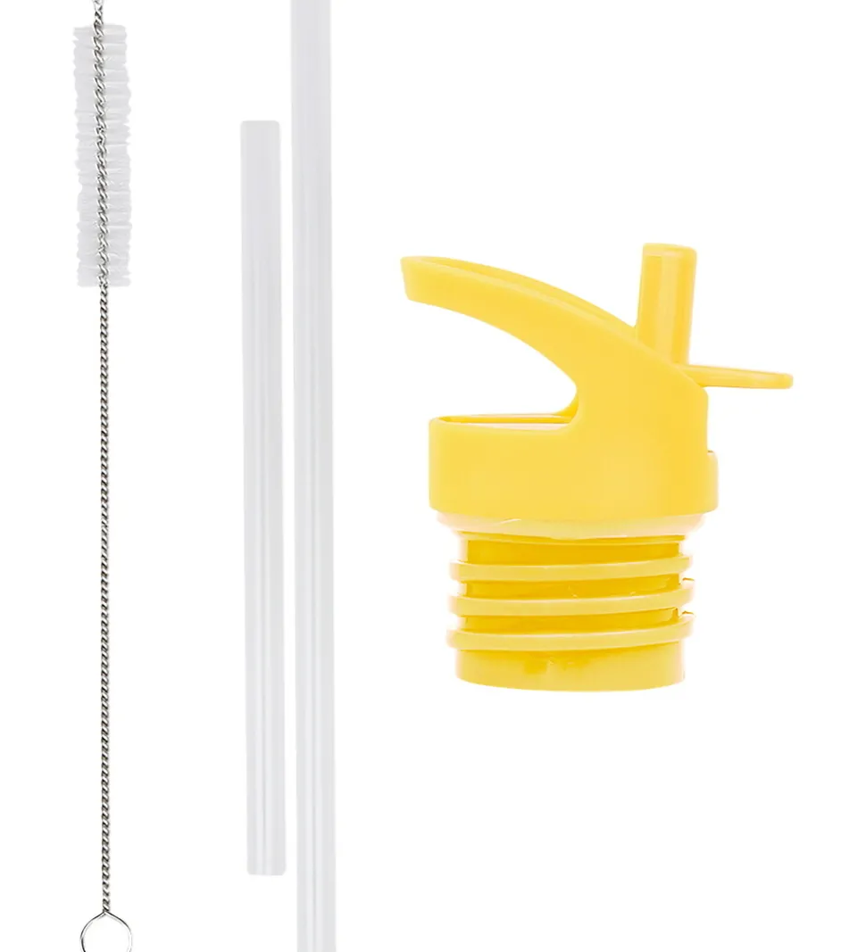 A Little Lovely Company Drikkedunksæt - Låg/Sugerør/Børste