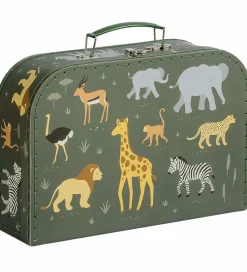 A Little Lovely Company Kuffertsæt - 2 stk. - 29x20/25,5x18 cm -