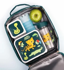 A Little Lovely Company Køletaske - Petroleum m. Jungle