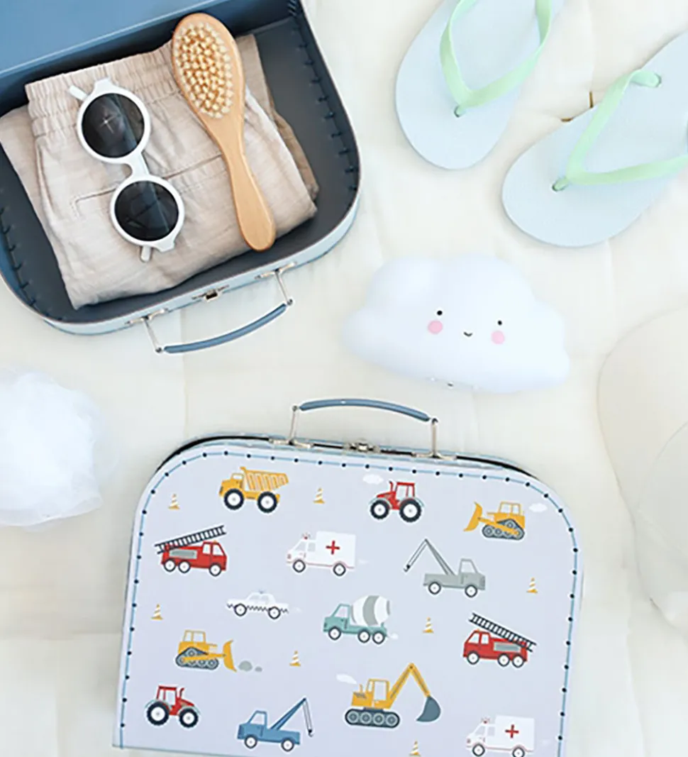 A Little Lovely Company Kuffertsæt - 2 stk. - 29x20/25,5x18 cm -