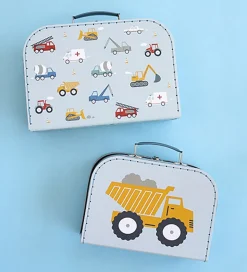 A Little Lovely Company Kuffertsæt - 2 stk. - 29x20/25,5x18 cm -