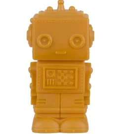 A Little Lovely Company Lampe - 14 cm - Robot - Aztec Gold