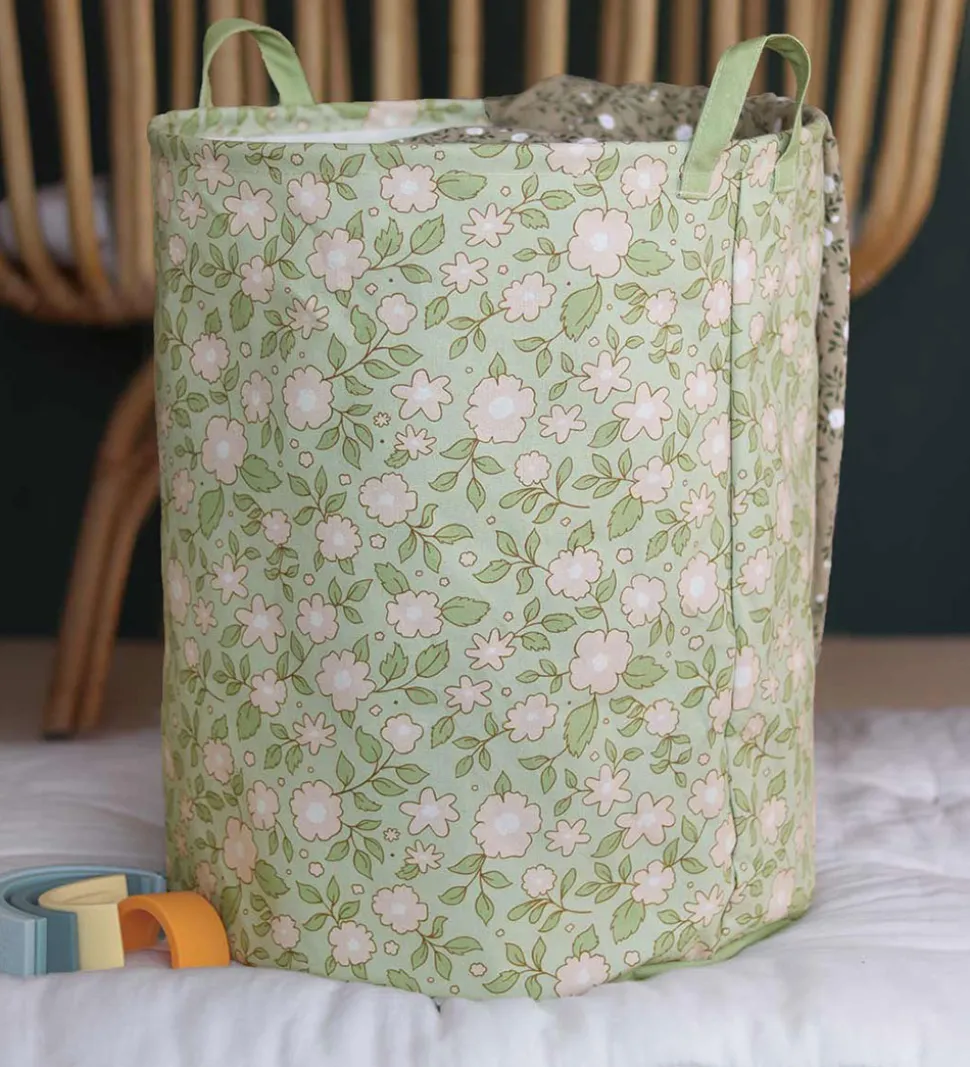 A Little Lovely Company Opbevaringskurv - 40x50 cm - Blossom Sag