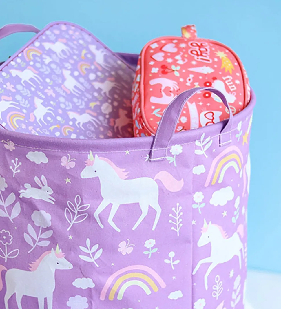 A Little Lovely Company Opbevaringskurv - 40x50 cm - Unicorn Dre