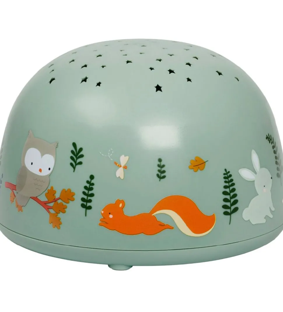 A Little Lovely Company Projektørlampe - 14x9 cm - Forest Fri