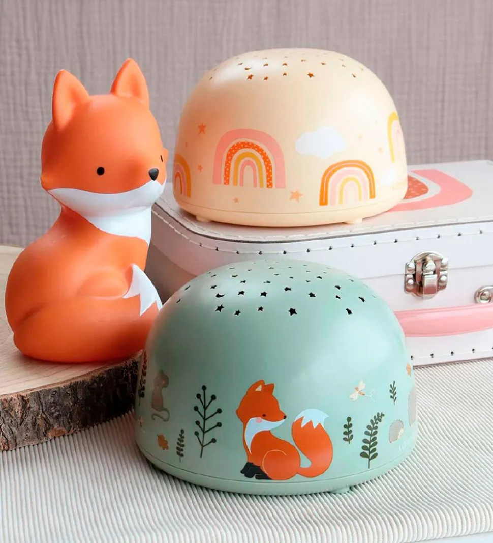 A Little Lovely Company Projektørlampe - 14x9 cm - Forest Fri