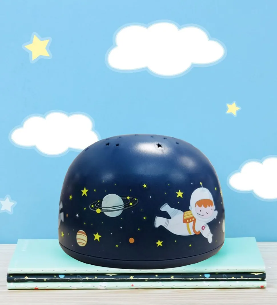 A Little Lovely Company Projektørlampe - 14x9 - Space