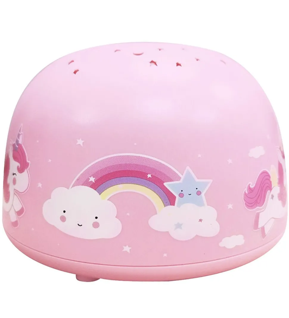 A Little Lovely Company Projektørlampe - 14x9 - Unicorn