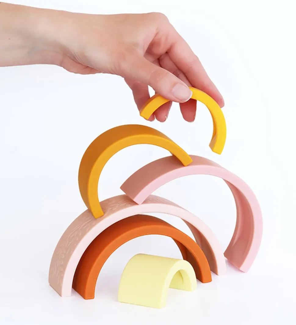 A Little Lovely Company Stablelegetøj - Silikone - Sunset