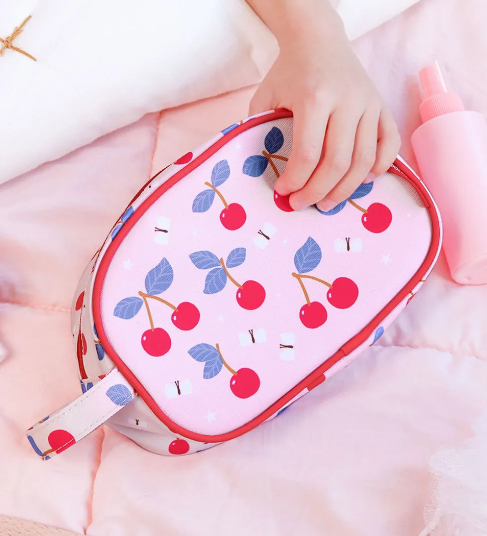 A Little Lovely Company Toilettaske - Cherries