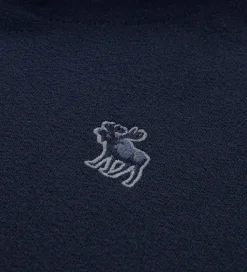 Abercrombie & Fitch Hættetrøje - Navy Blazer