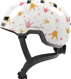 Abus Cykelhjelm - Skurb Kid - White Crowns