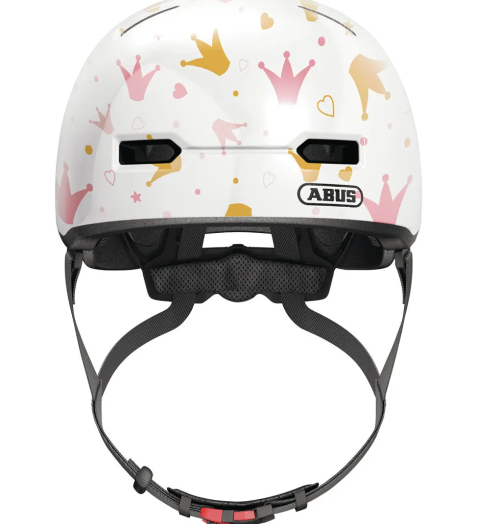 Abus Cykelhjelm - Skurb Kid - White Crowns