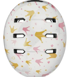 Abus Cykelhjelm - Skurb Kid - White Crowns