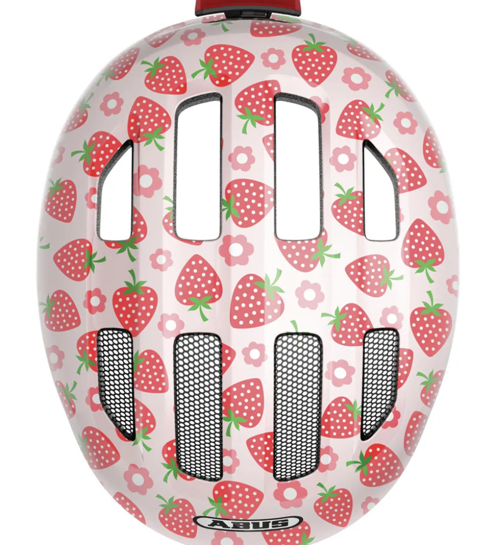 Abus Cykelhjelm - Smiley 3.0 Led - Rose Strawberry