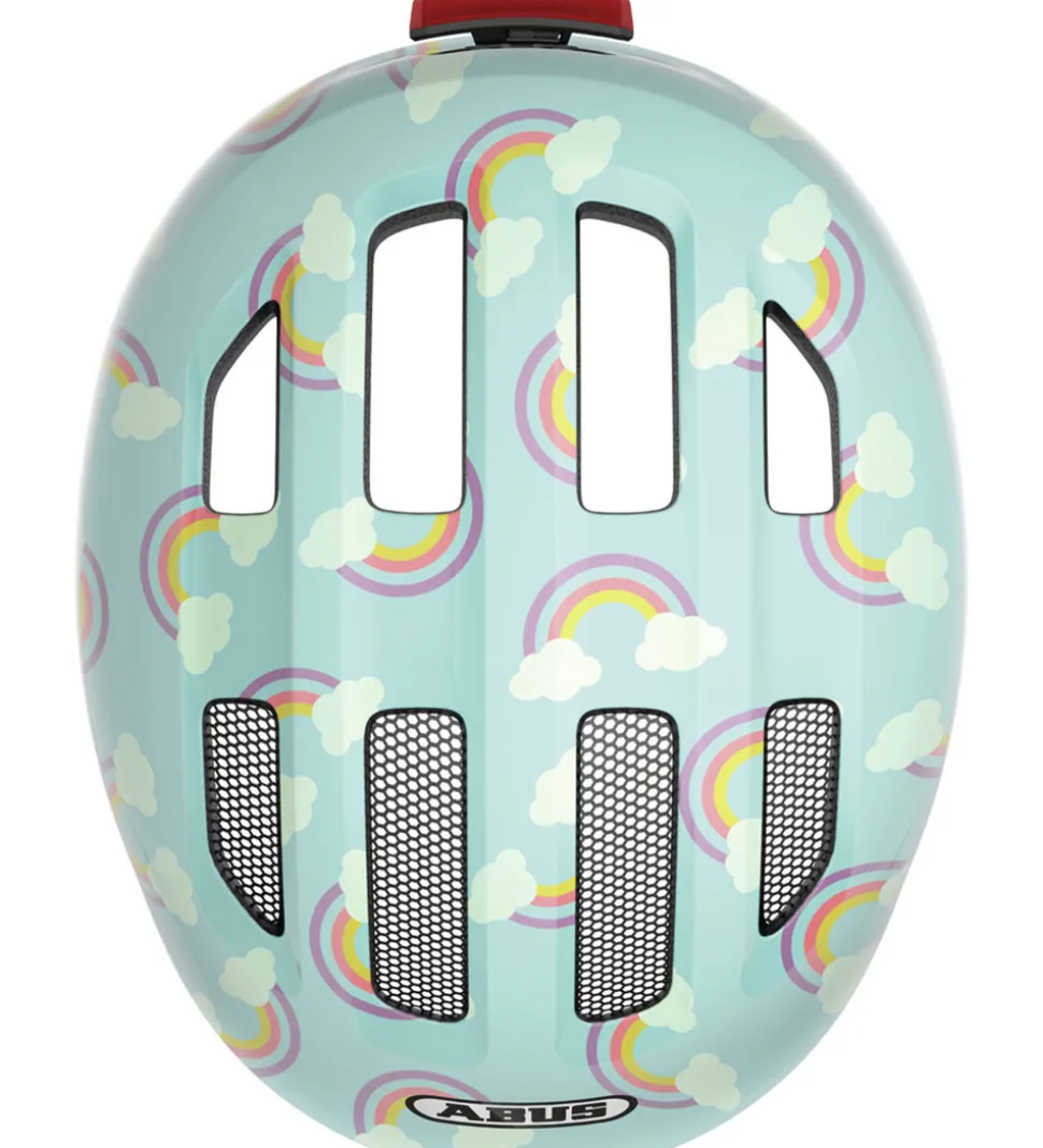 Abus Cykelhjelm - Smiley 3.0 Led - Blue Rainbow