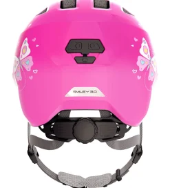 Abus Cykelhjelm - Smiley 3.0 - Pink Butterfly