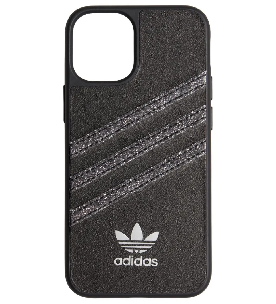 adidas Originals Cover - iPhone 12 mini - Sort m. Glitter
