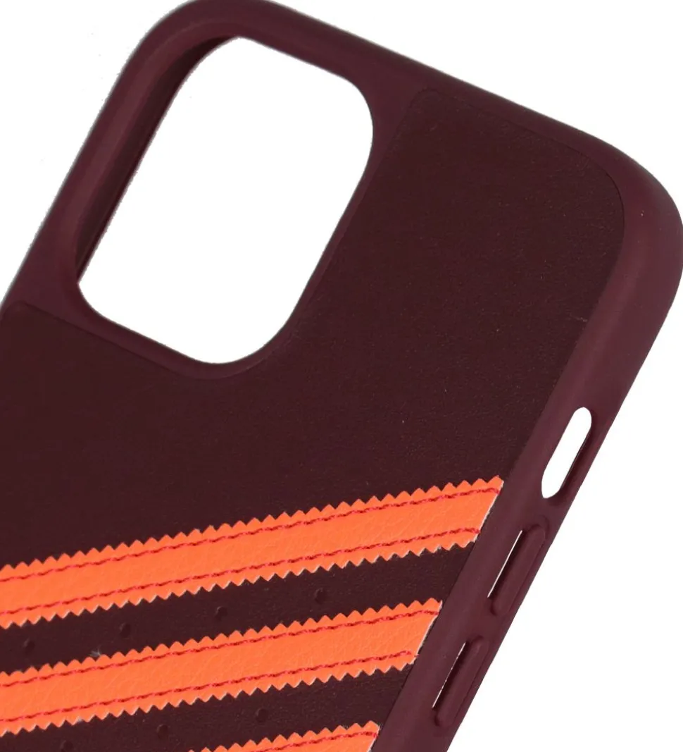 adidas Originals Cover - iPhone 12 Pro Max - Maroon/Solar Orange