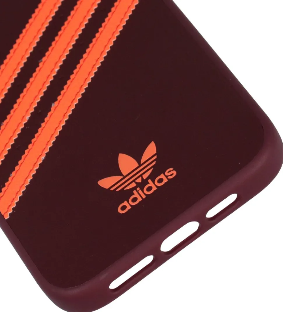 adidas Originals Cover - iPhone 12 Pro Max - Maroon/Solar Orange