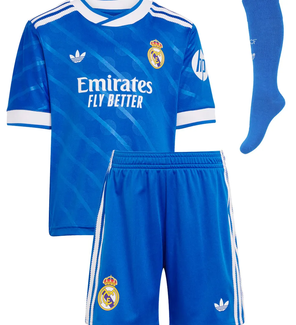 Adidas Originals Fodboldtrøje - Real 3 Mini - BLUBIR