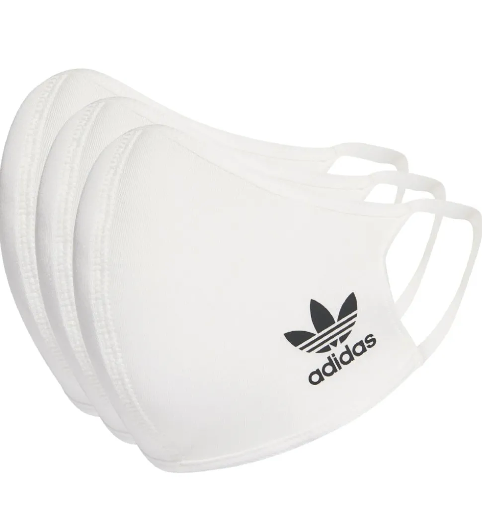 adidas Originals Mundbind - 3-pak - Hvid m. Logo