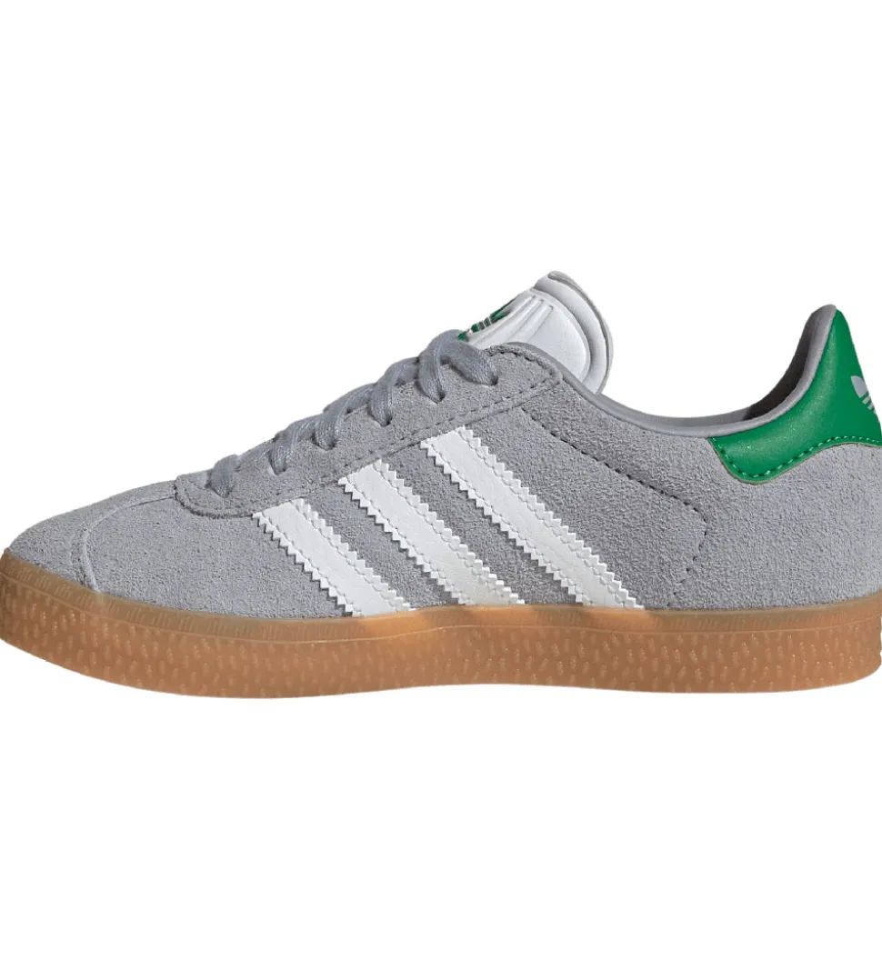 adidas Originals Sko - Gazelle C - HALSIL/FTWWHT/GREEN