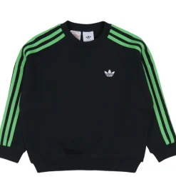 adidas Originals Sweatsæt - Crew - Minecraft - Sort m. Logo