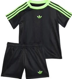 adidas Originals T-shirt/Short - Sort/Signal Green