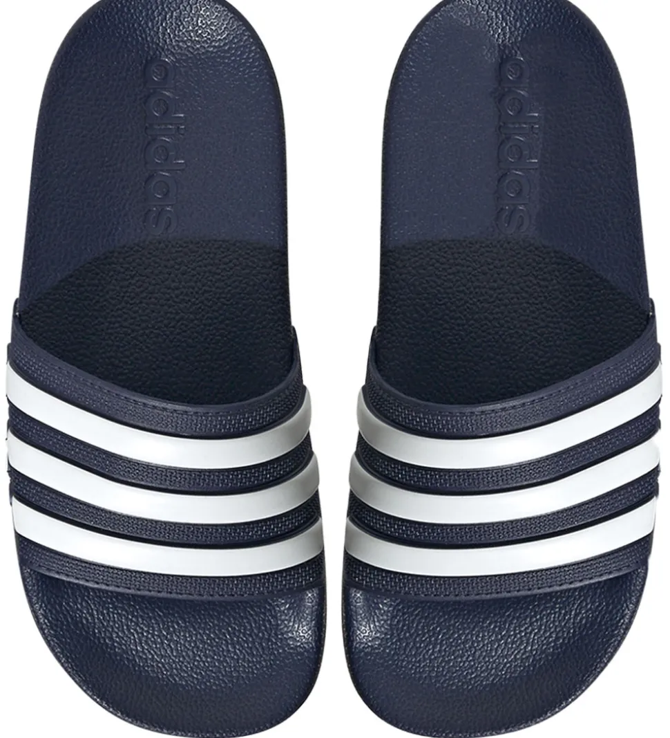 adidas performance Badesandaler - Adilette Shower - Dkblue/Ftwwh