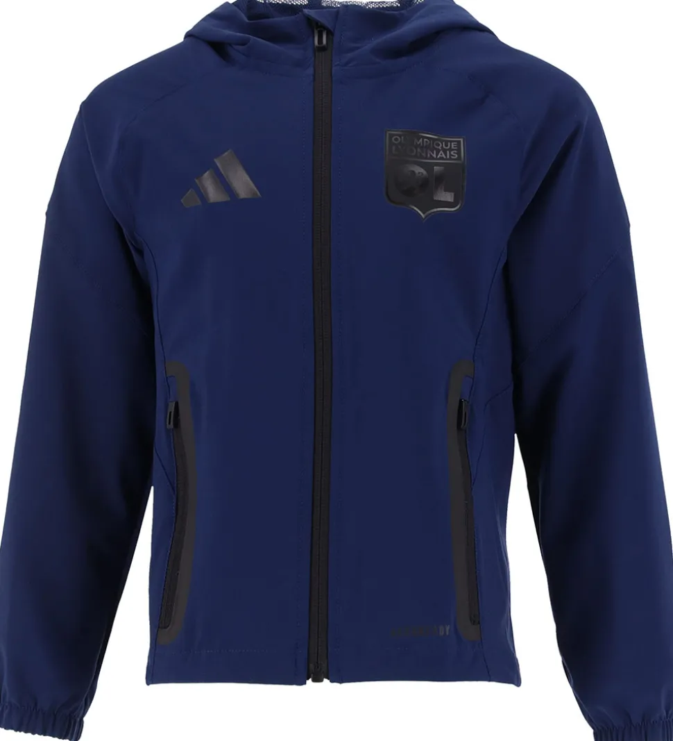 adidas Performance Cardigan - Olympique Lyonnais - Team Navy Blu