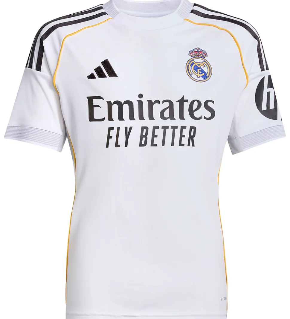 adidas Performance Fodboldtrøje - Real Madrid - Hvid m. Logo
