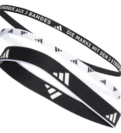 adidas Performance Hårbånd - 3-pak - Sort/Hvid