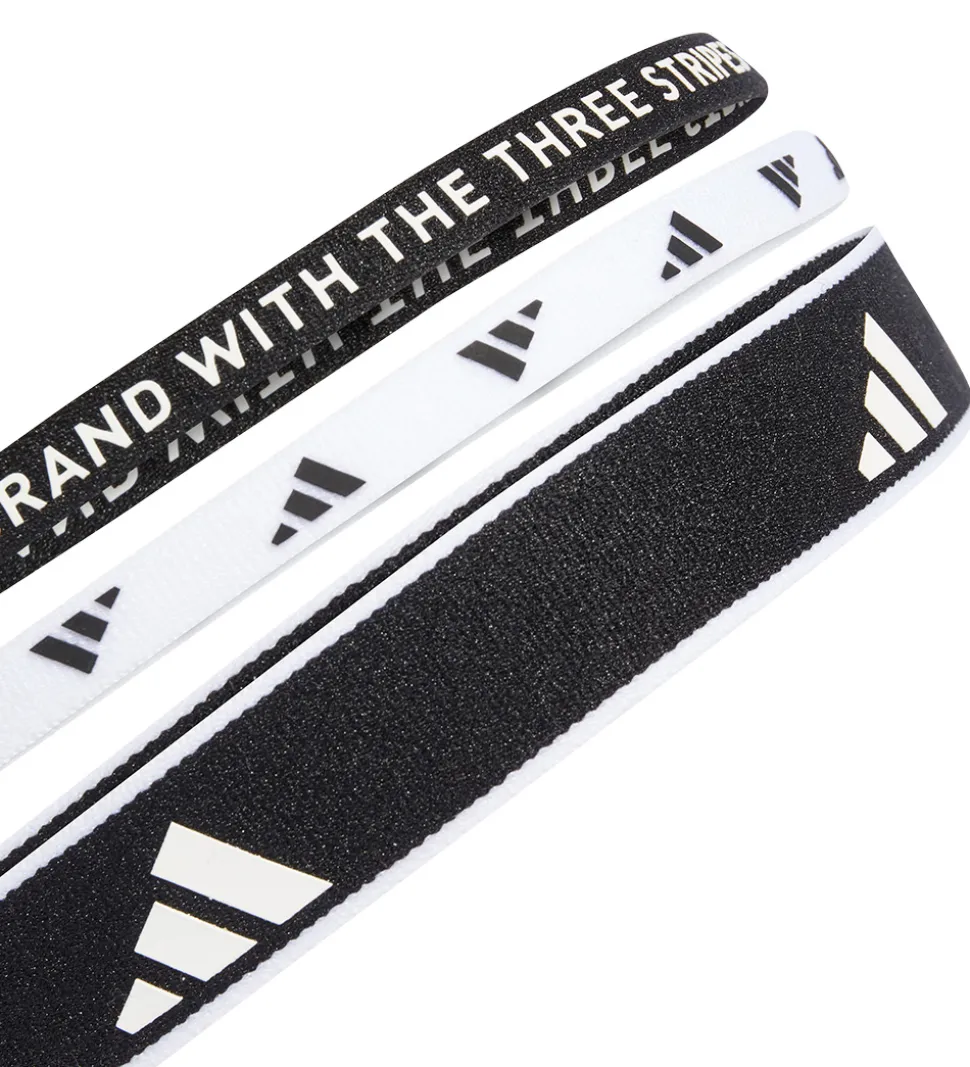 adidas Performance Hårbånd - 3-pak - Sort/Hvid