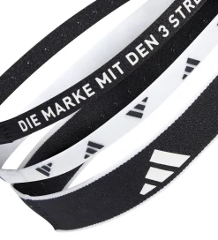 adidas Performance Hårbånd - 3-pak - Sort/Hvid