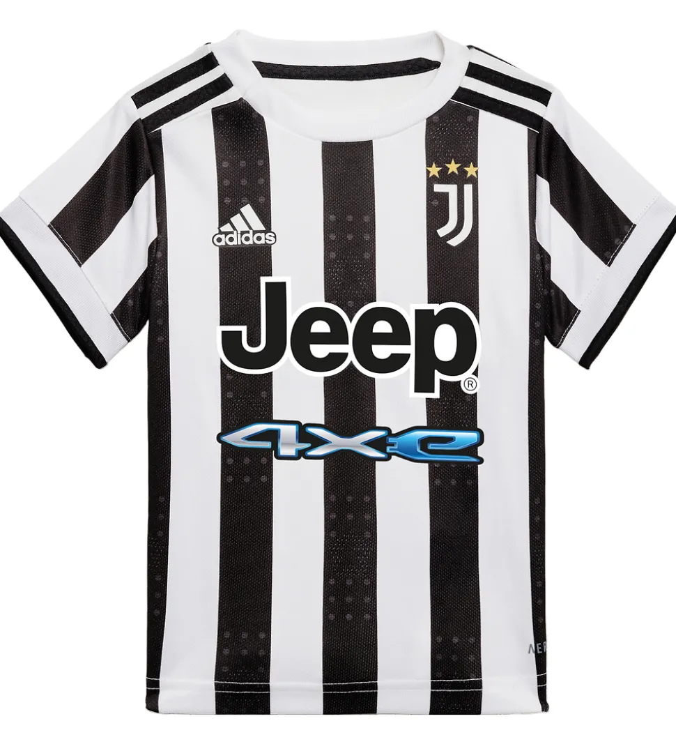 adidas Performance Juventus Hjemmebanesæt - 21/22 - Sort/Hvid