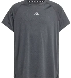 adidas Performance T- shirt - JG Tee Lux - Grå Meleret