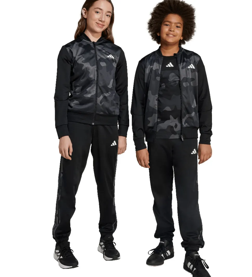 adidas Performance Træningssæt - Camouflage - Sort/Hvid