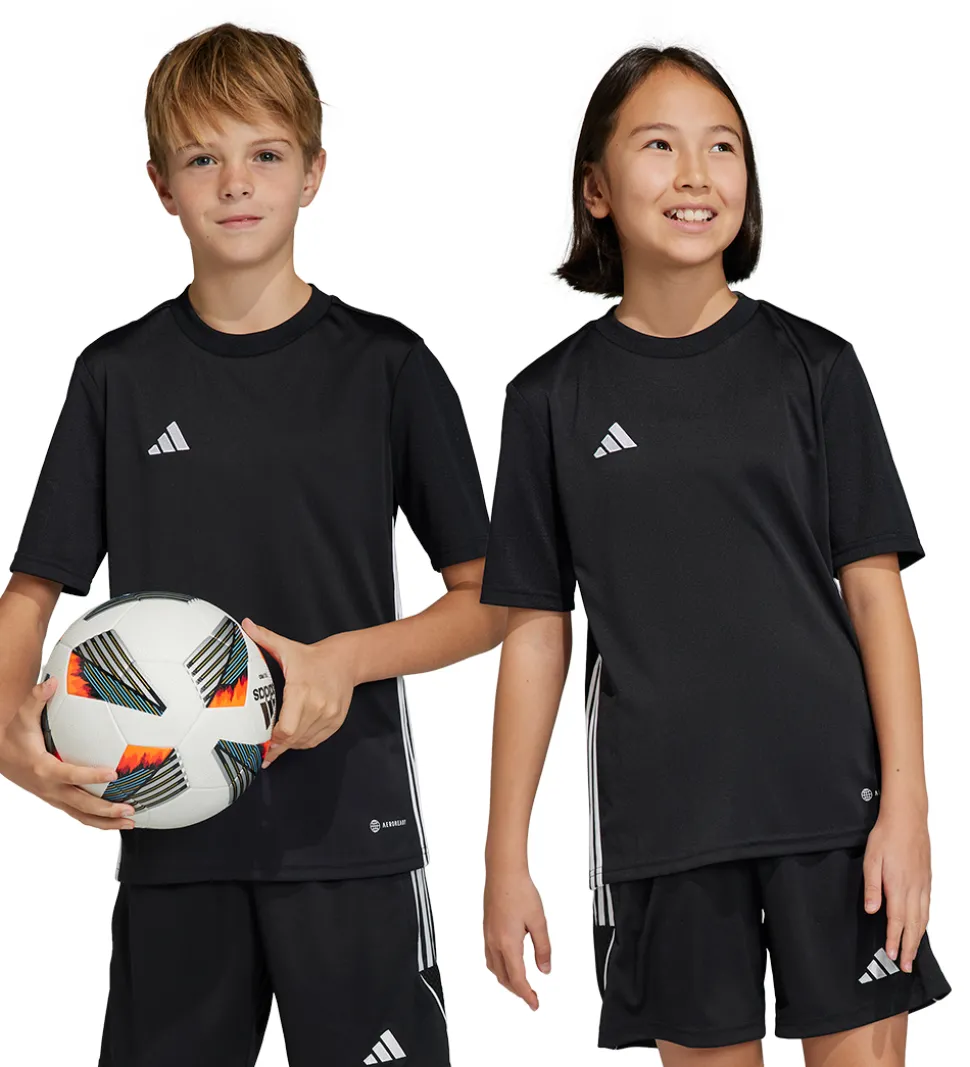 adidas Performance T-Shirt - Tabela 23 - Sort/Hvid