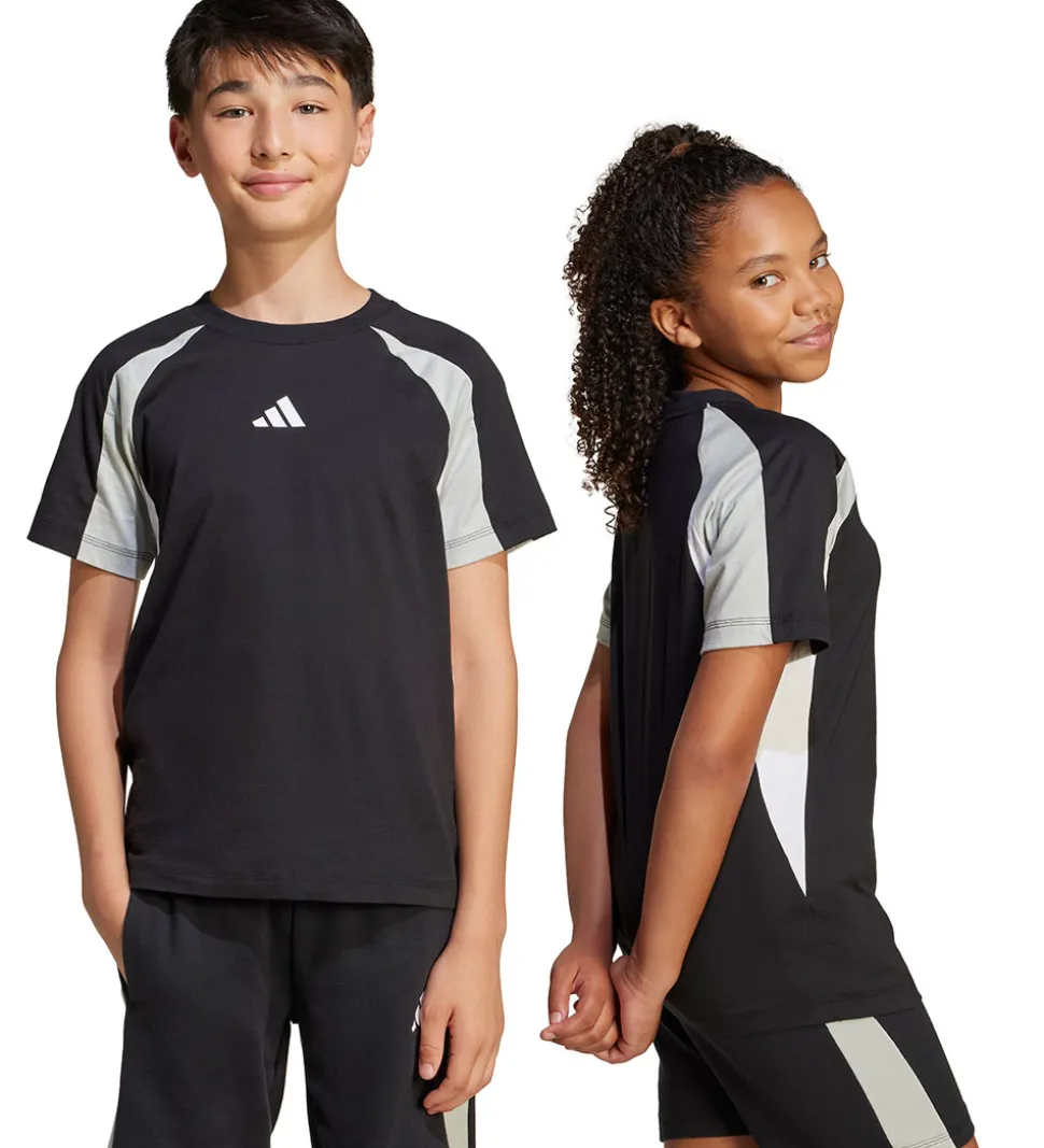 adidas Performance T-shirt - J CB T - Sort m. Logo