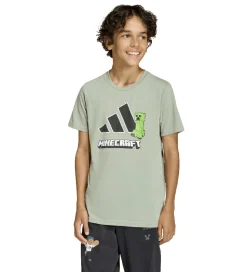 adidas Performance T-shirt - J Minecraft TR - SILGRN
