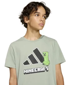 adidas Performance T-shirt - J Minecraft TR - SILGRN